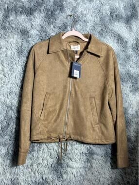 Universal Thread Women's Tan Faux Suede Jacket XS